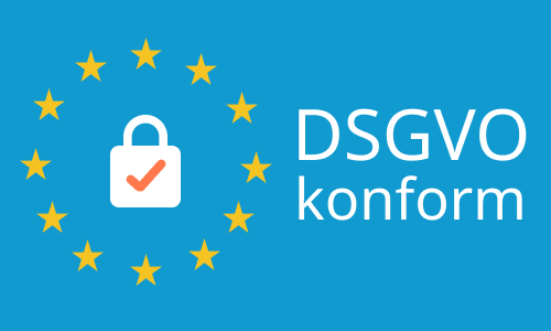 Symbol für DSGVO-Datensicherheit
